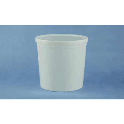 Container, Pathology, 170 oz with Lid, White