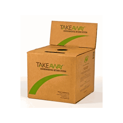 Container, Pharmaceutical, Mailback, 10 Gal -