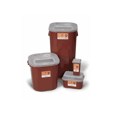 Container, Sharps, 16 Gal, Red - Medline