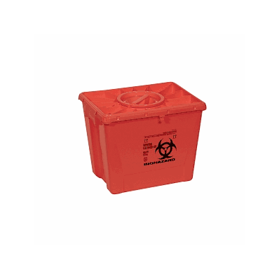 Container, Sharps, 8 Gal, Port, Red, PgiI - M