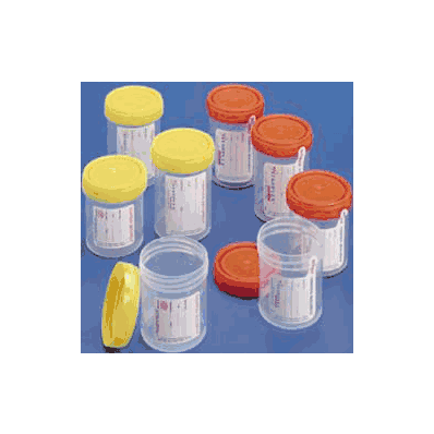 Container, Spcmn Wd Mouth 120ml Screw Cap Org