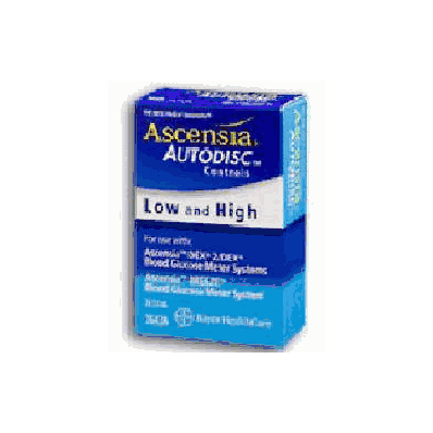 Control Glucometer Dex Autodisc 5 Ml High