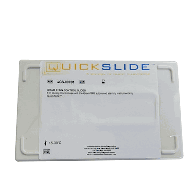 Control Slide, 50 Slides Positive Level, Gram Stain Staphylococcus aureus / E. Coli