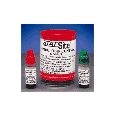 Control Stat-site Hemoglobin Low, High 6 X 1