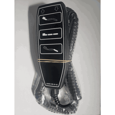 Control, Zenith Bed, Hand Pendant, color Black