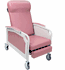 Convalescent Recliner Chair - Recliner, Serenity, No Tray, Mauve, Tb133 - Winco Inc