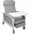 Convalescent Recliner Chair - Recliner, Serenity, W / Tray, Grey, Tb133 - Winco Inc