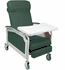 Convalescent Recliner Chair - Recliner, Serenity, W / Tray, Hntr Grn, Tb133 - Winco Inc