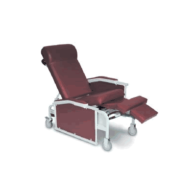 Convalescent Recliner Pyrite Vinyl 5 Inch Loc