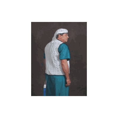 Cooling Vest, 2X-Large, 56-60" Hooded