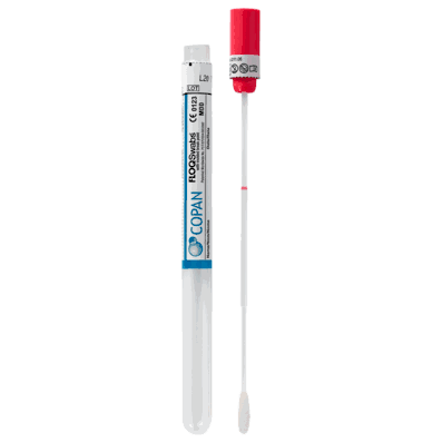 Copan 519C Swab, 4" Regular Nylon Flocked Tip with 100 mm