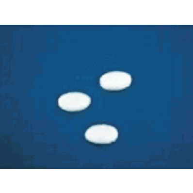 Ivalon #Q604205 Corneal Light Shield Sponge, color White, 7 mm X 1 mm PVAc