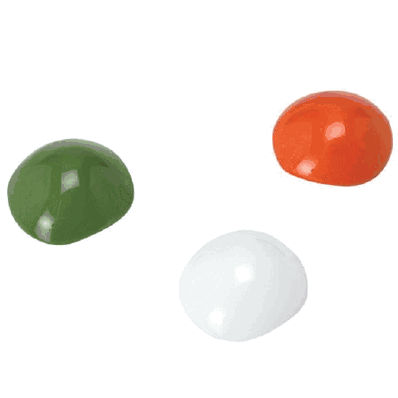 Jedmed #28-6233 Corneal Shield, Size Small, color Green Lucite