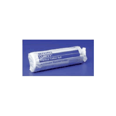 Cotton Roll Curity Bleached Cotton 12.5 X 56