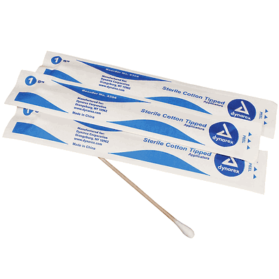 Cotton Tip Applicator 6 inch Sterile - 10/100