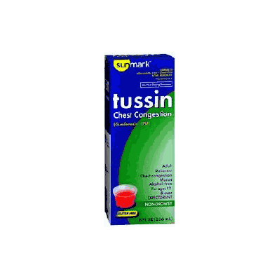 Cough Relief Liquid Sunmark 100mg / 5ml 8 Oz