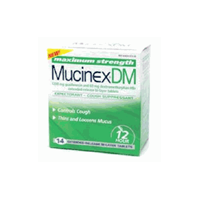 Cough Suppressant Tablet Mucinex Dm 1200 Mg,