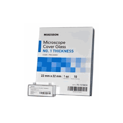 Cover Glass Mckesson Square #1 Thickness 22 X