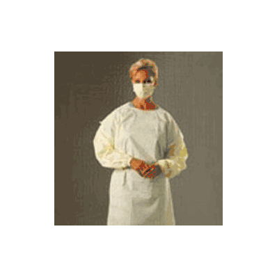 Cover Gown Medium / Large Yellow - Gown, Univ