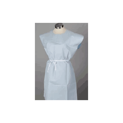 Cover Gown Polyester Blue, Transparent - Gown