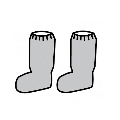 Cover, High Boot, Tyvek, Fc, 18", Gray - Medl