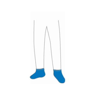 Cover, Shoe, Polyprop, Nonskid, Blue, Xlrg -