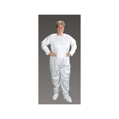 Coverall, Elas Wrst, Ankl, Thb Loop, 5xl - Me