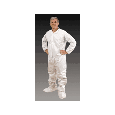 Coverall, Elas Wrst, Ultragrip Bts, 3xl - Med