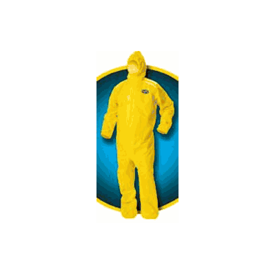 Coveralls, Prot KleEnguard Hooded Ylw 5xlg (1