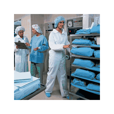 Coveralls, Protective, 3 Layer, Xl, Blue - Me