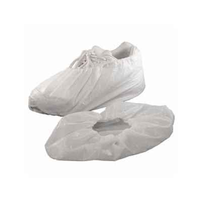 Covers, Cpe Shoe Cover, White, Large - Medlin