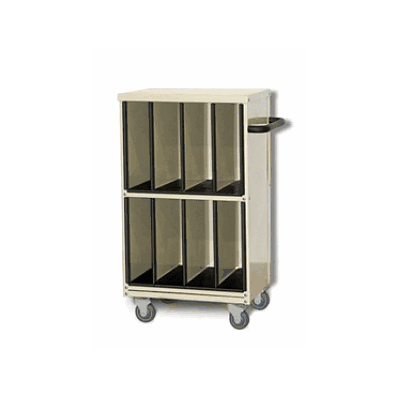 Cr-plate Tall Cart With Wheels By Alimed - Ca