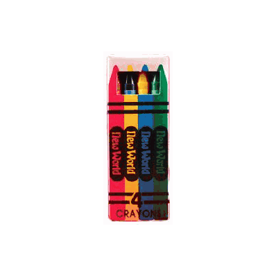 Crayons - Crayons, (4/Pk 360pk/Cs) - New Wor