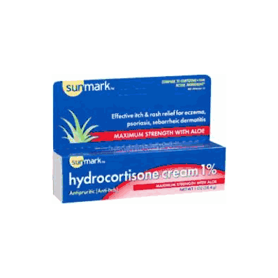 Cream Sunmark 1 Oz. Cream - Hydrocort+Aloe,