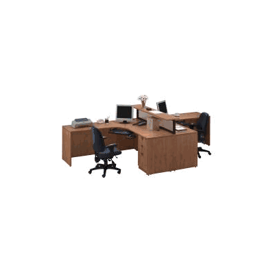 Credenza Shell Premiera Pl Series Wood Mocha