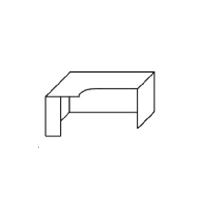 Credenza Shell Premiera Pl Series Wood Mocha