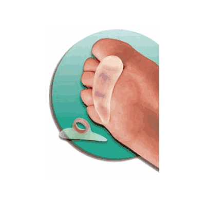 Crest, Gel Toe, Silipos, Right, Small
