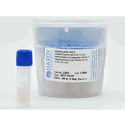 Culture Media, 0.5 mL Fill in 2 mL Vial Dehydrated Coagulase Plasma