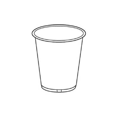 Cup 3 Oz. Translucent - Cup, Plastic Trans 3o