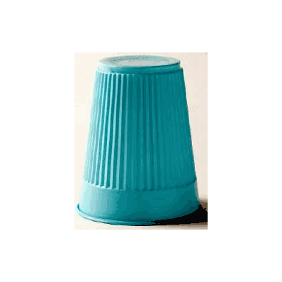 Cups 5 oz, Cold, Plastic with color Blue without Lid, Handle, Graduations, Disposable