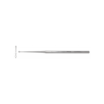 CuretTe, Ear, Vantage Buck, Blunt, Size 3 - C