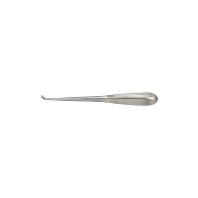 Curette Single End No 3 Angled, Oval Cup - Cu