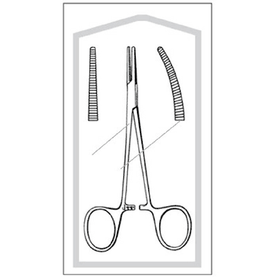 Curved 5", Halsted Mosquito Forceps 100/bx