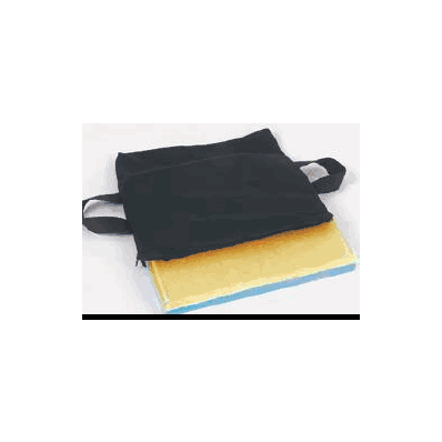 Cushion, T-gel Knit Cover Blk 16x18x1.75" -