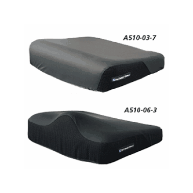 Cushion, Wedge, Rnd, Btm / Poml / Gel, 18 - M