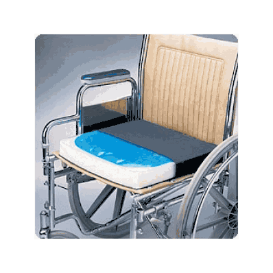 Cushion, Wheelchr, Gel Foam, 16x16x2.5 - Medl