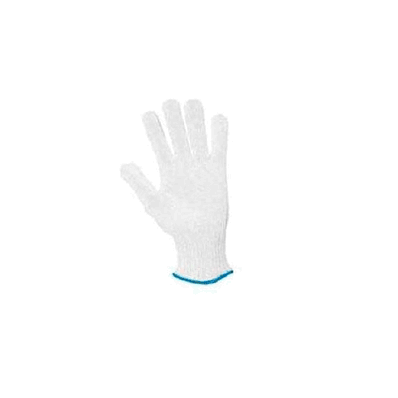 Cut Resistant, LARGE Glove Liner, color White, NonSterile, Knit Cuff