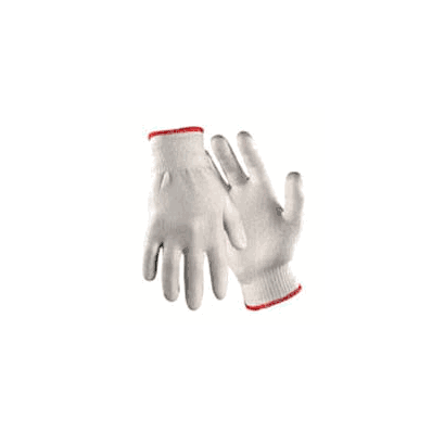 Cut Resistant, X-LARGE Glove Liner, color White, NonSterile, Knit Cuff
