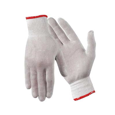 Cut Resistant, X-LARGE Glove Liner, color White, Sterile, Knit Cuff