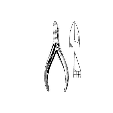 Cutting Forceps Littauer Tweezer Type Straigh